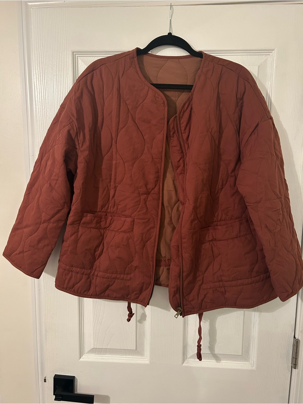 NWOT Quilted Rust Women's Jacket